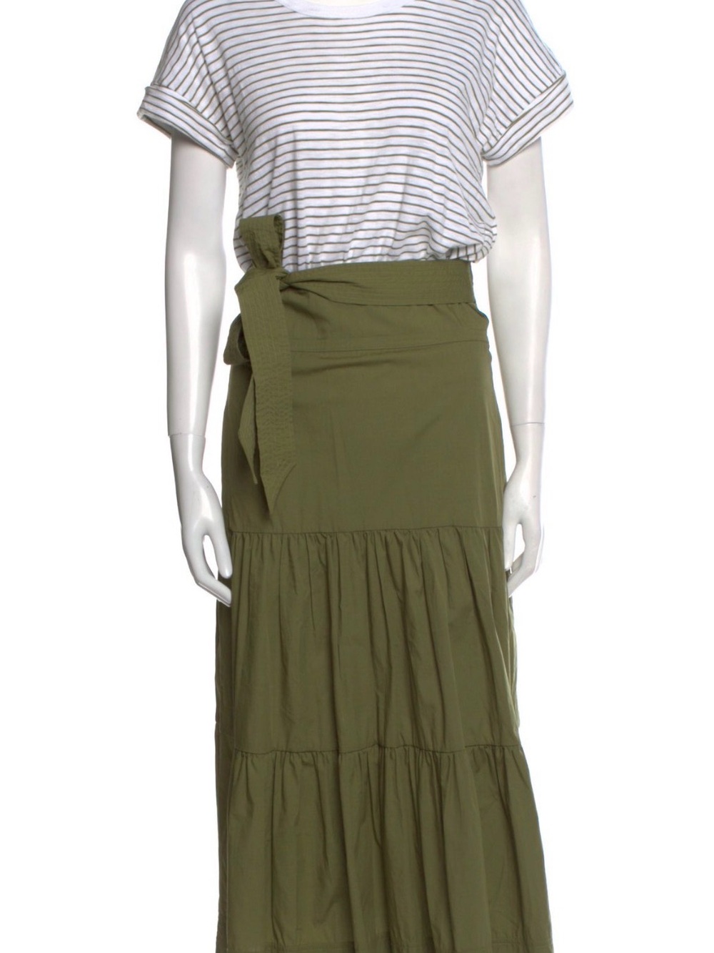 Veronica Beard Maxi Dress with tie belt - Size Small